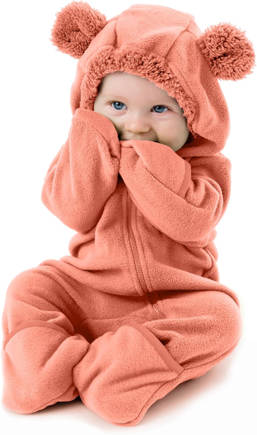 Cuddle Club Fleece Baby Bunting Bodysuit for Warmth & Comfort