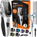 Dog Grooming Kit Low Noise Cordless Clippers for All Pets