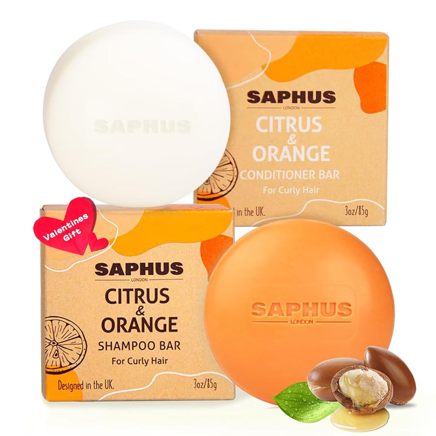 Strengthen & Hydrate with Argan Oil Shampoo & Conditioner Set - SAPHUS