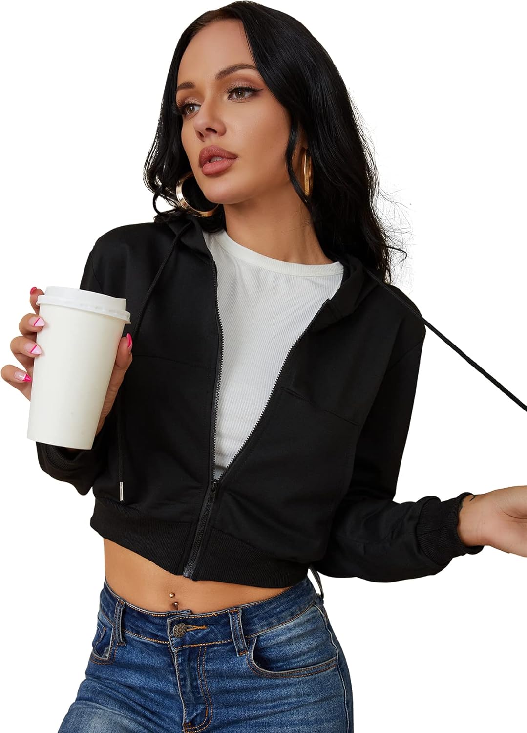Cozy Zip Up Hoodie for Women by milanpavilion