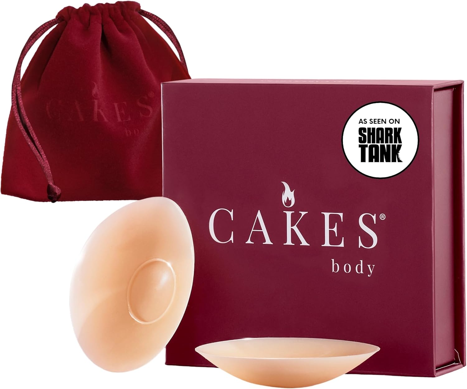 CAKES Body Sticky Circle Nipple Covers for Seamless Coverage