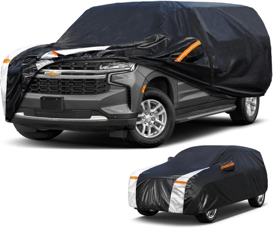Large SUV Car Cover for Chevy Suburban - 100% Waterproof Protection