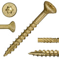 Tan XL1500 Coated Exterior Star Drive Deck Screws - 5lb Pack