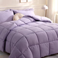 DOWNCOOL Comforters Oversized King Size Light Purple - All-Season
