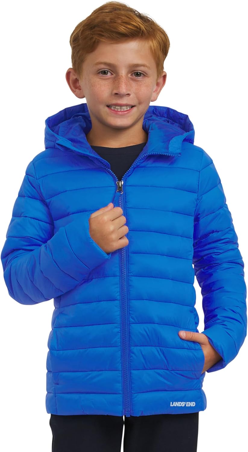 Lightweight Packable Insulated Puffer Jacket for Boys