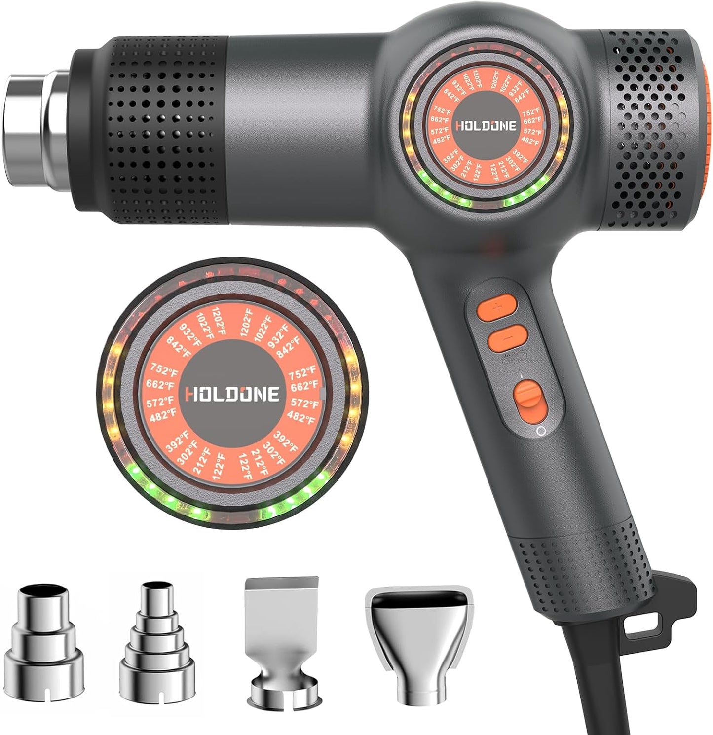 Heat Gun Fast Heating 1800W with LED Display for Precision Work