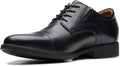 Clarks Mens Whiddon Cap Leather Oxford - Office Comfort