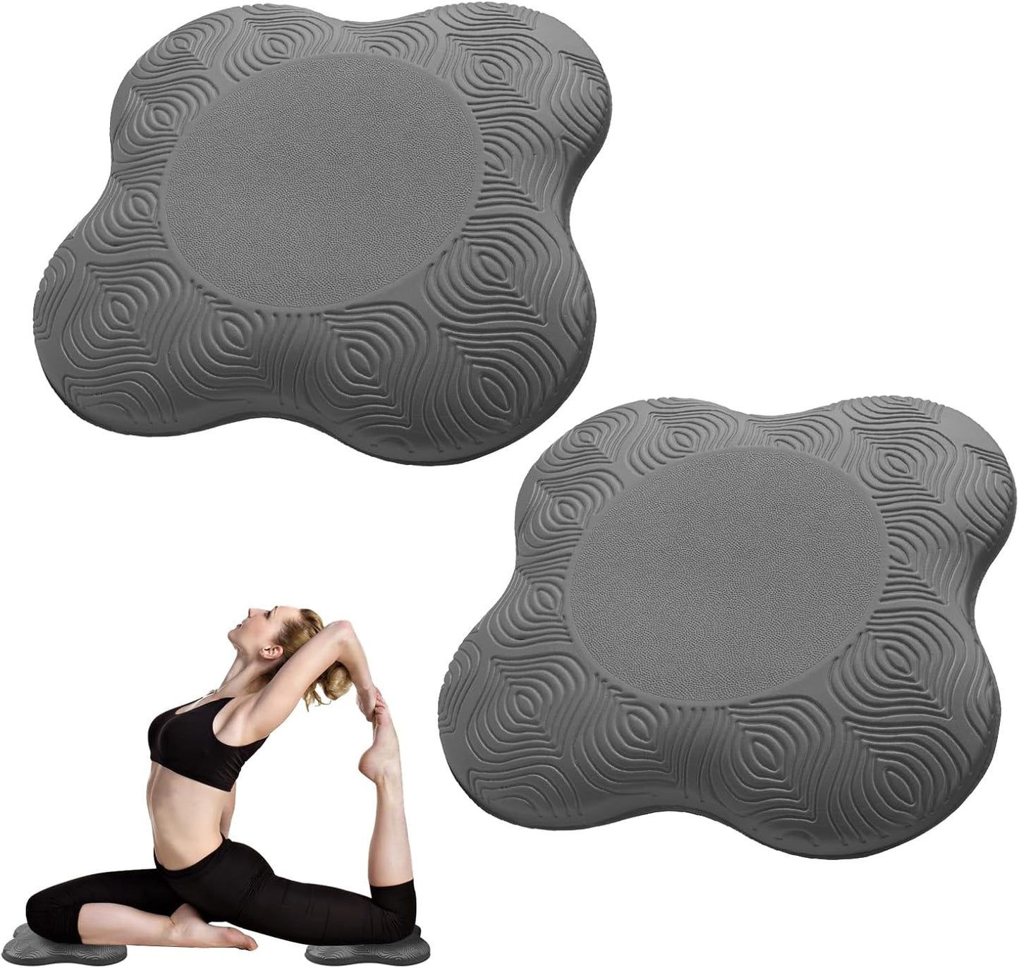 Extra Thick Yoga Knee Pad Set - Ultimate Support!