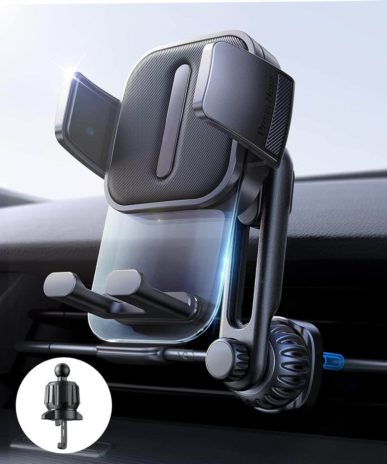 LISEN Universal Car Vent Phone Mount - Secure Grip