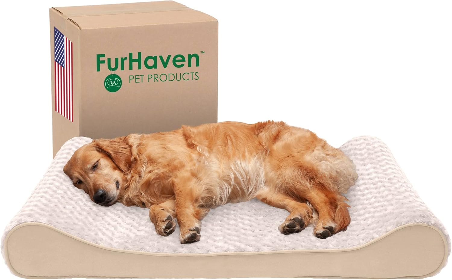 Furhaven Orthopedic Dog Bed for Large Dogs - Ultra Plush Comfort