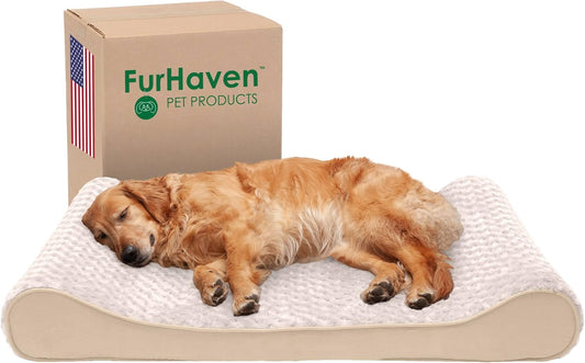 Furhaven Orthopedic Dog Bed for Large Dogs - Ultra Plush Comfort