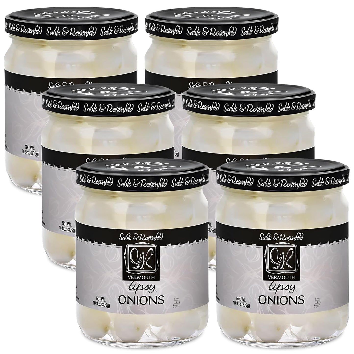 Sable & Rosenfeld Tipsy Onions for Gourmet Cocktails at Home