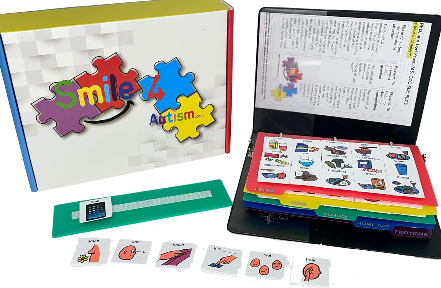 Visual Communication Book with 162 ASD Photo Picture Cards