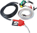 Diesel Transfer Pump 12V 260W with Auto Shut-off Nozzle - Fast 45L/min