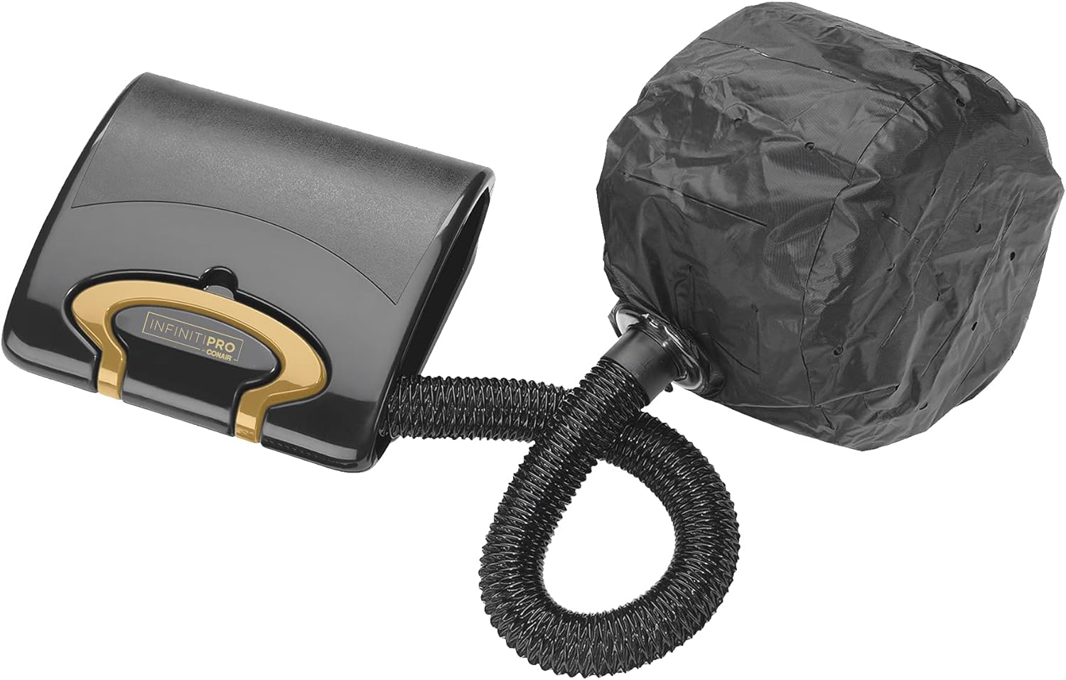 Conair Gold Bonnet Hair Dryer: Soft & Portable Styling