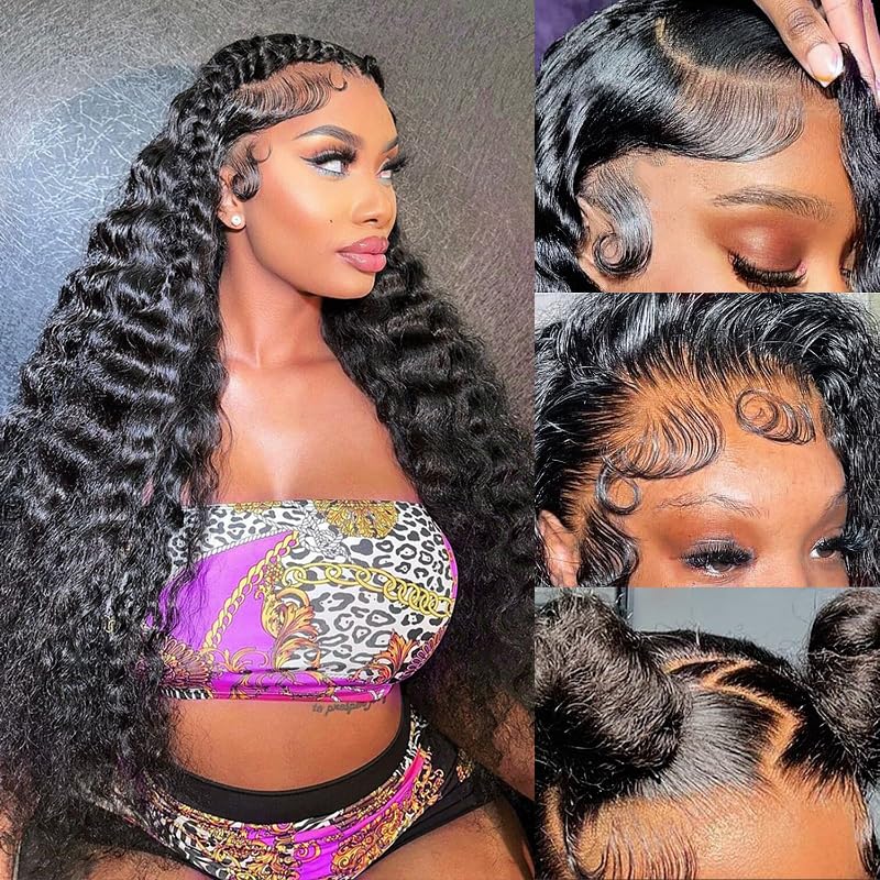 Deep Wave Lace Front Wigs Human Hair for Stunning Styles