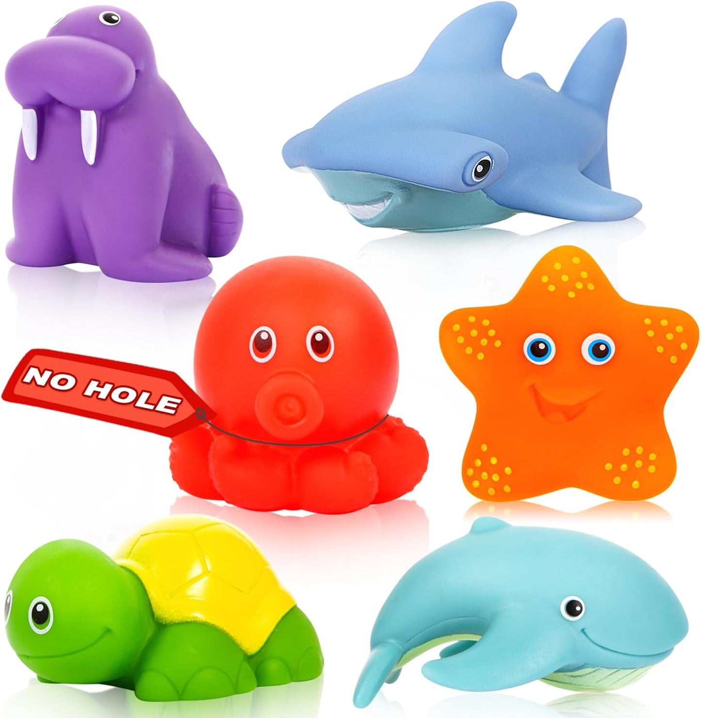 No Mold Ocean Bath Toys Set for Clean Fun!