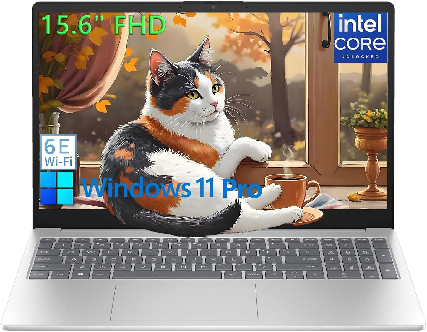 HP Laptop Computer 15.6 FHD for Students and Professionals