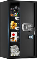 27.56ftH Steel Safe Box 6.0 Cuft Home Safe - Heavy Duty Security