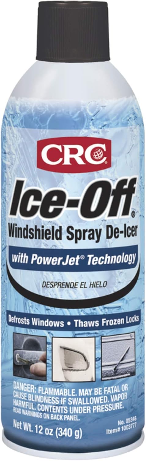 CRC Ice-Off Windshield Spray De-Icer for Effective Thawing