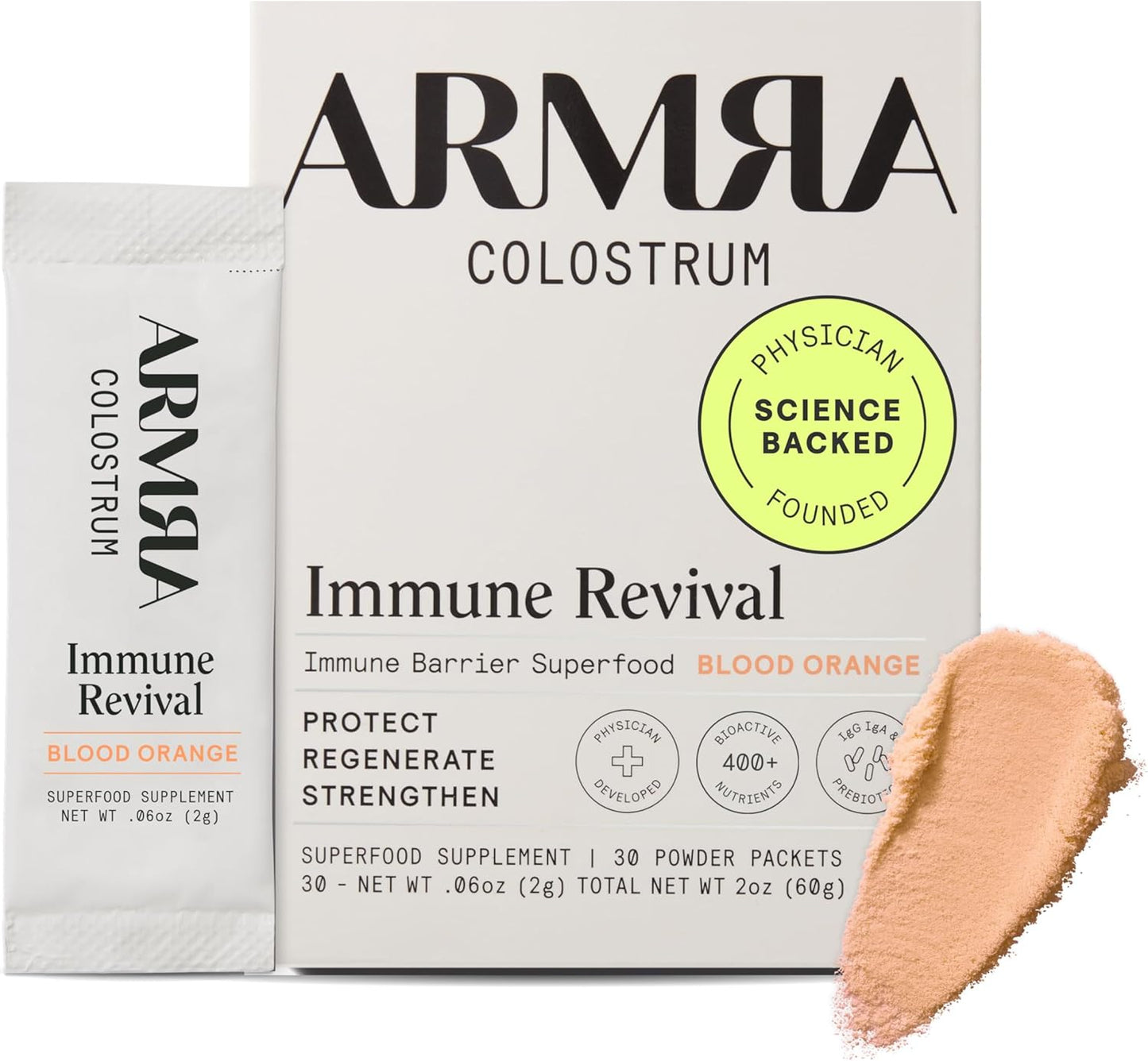 ARMRA Colostrum Powder for Gut Health, Skin, and Immunity