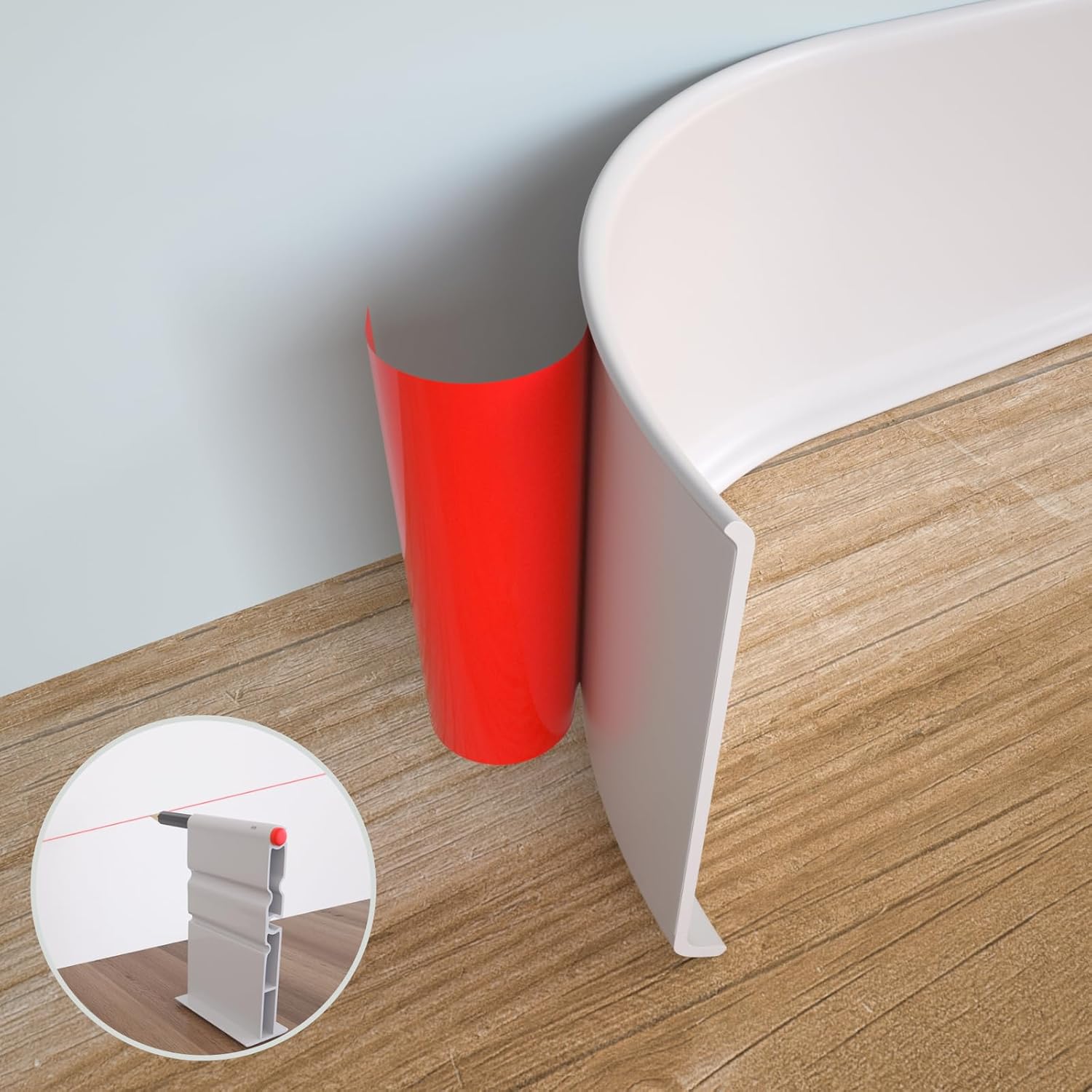 Flexible Baseboard Molding Trim for Easy Home Installation