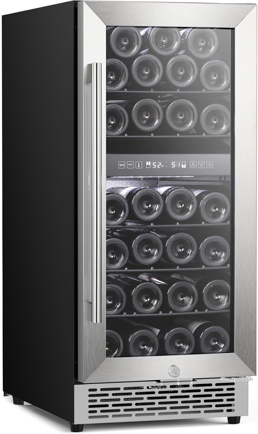 Antarctic Star Wine Fridge 15 Inch Dual Zone Cooler