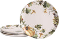 Bico Woodland Critters Dinner Plates Set of 4, 11 Inch Ceramic