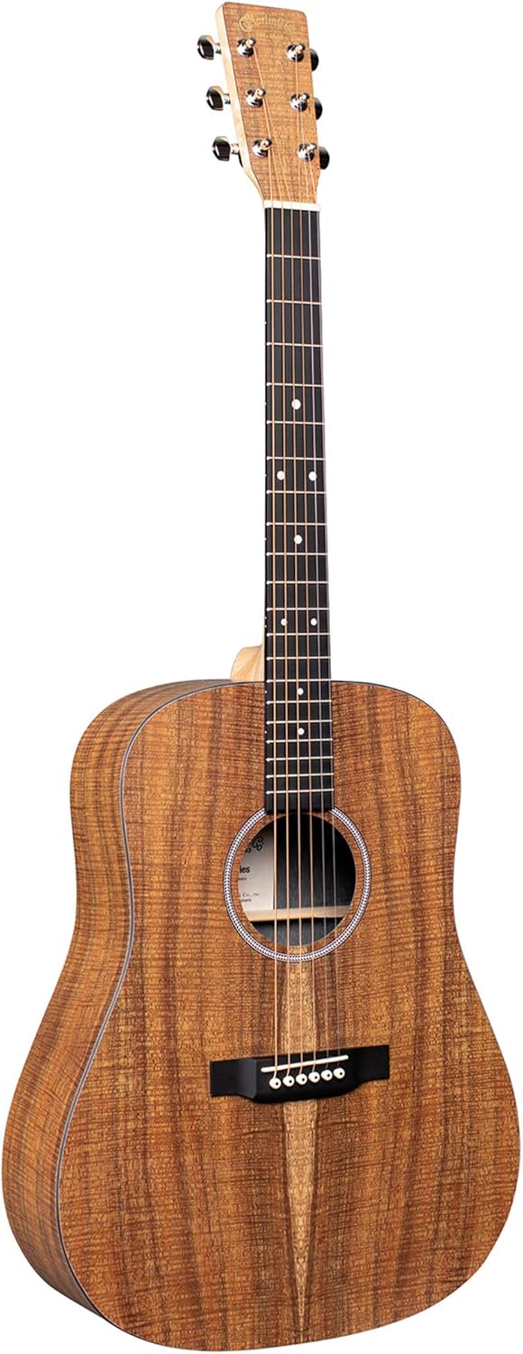 Martin D-X1E Acoustic-Electric Guitar: KOA Pattern, Performer's Dream