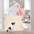 70 Inch Wide Mesh Dog Gate Retractable Baby Gate - Space Saving Safety