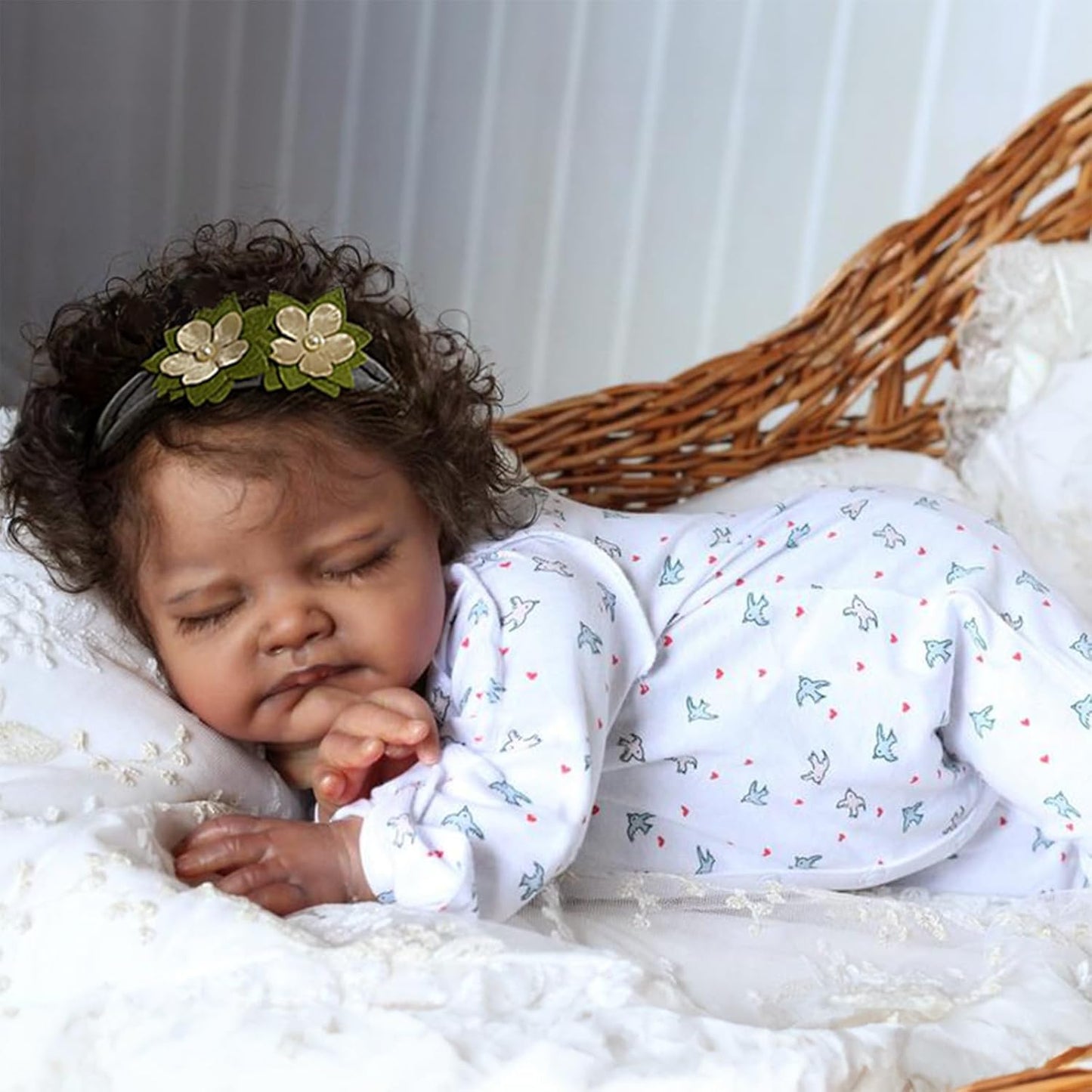 Realistic Reborn Baby Dolls Black - 20-Inch African American