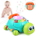 Bilingual Musical Turtle Baby Toy 8-in-1 for 6 to 12 Months