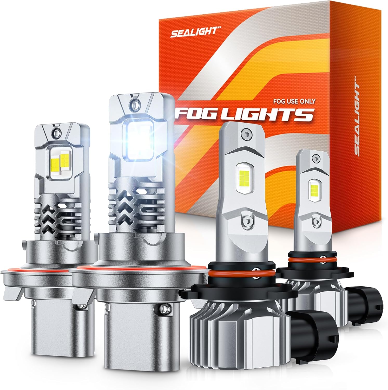 H13 H10 LED Bulbs Combo with 68000 Lumens for Ford F-150