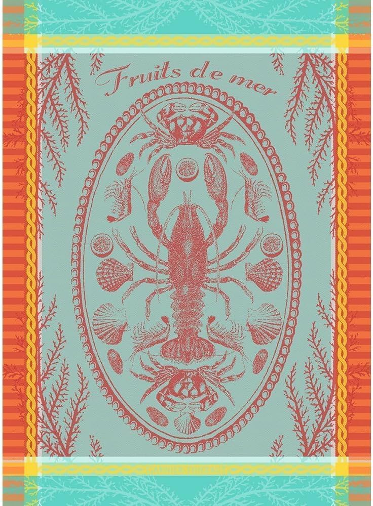 Garnier Thiebaut Maree Basse Lagon Kitchen Towel for Stylish Homes