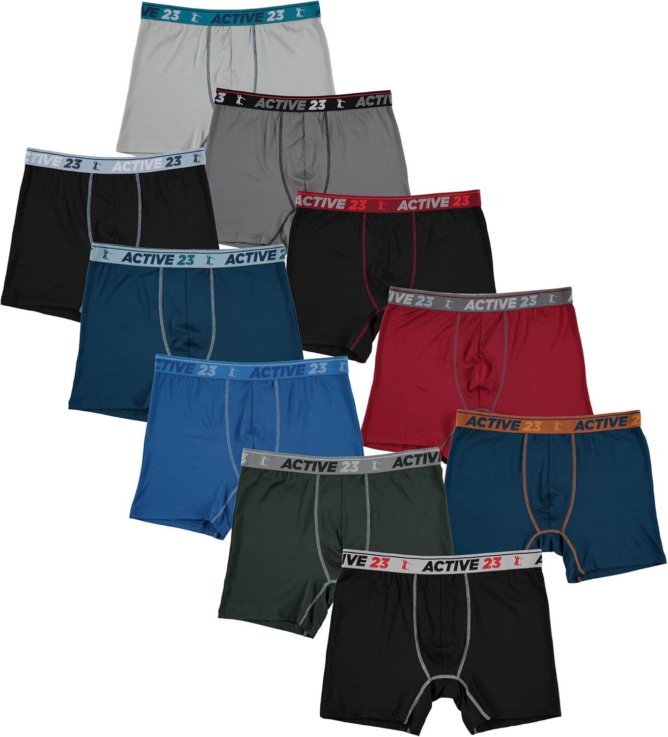 Mens Dry Fit Performance Boxer Briefs for Ultimate Comfort