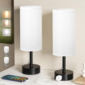 Fenmzee White Bedside Table Lamps Set of 2 - 3 Color Temperatures