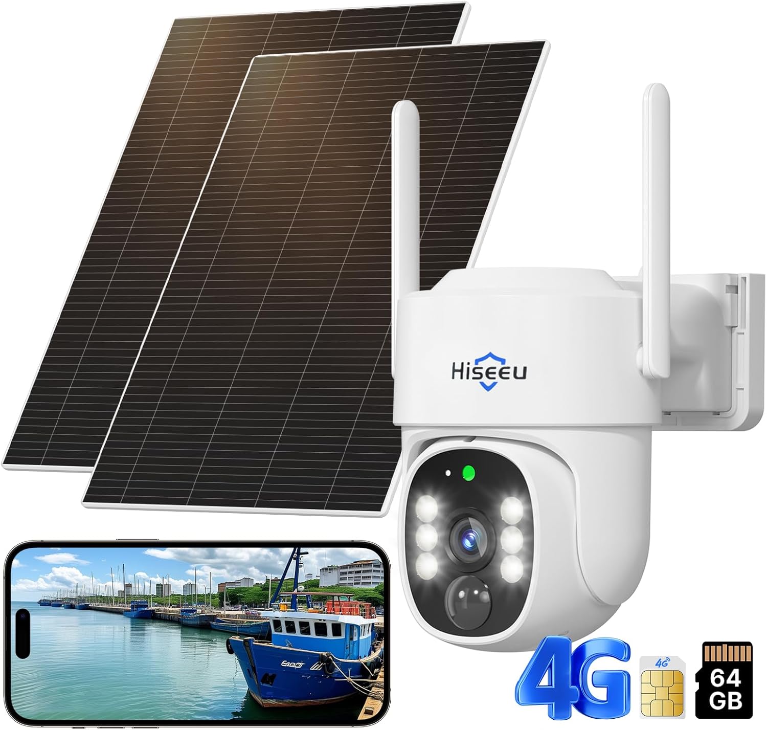 Hiseeu Cellular Security Camera: 4G Wireless Outdoor Solution