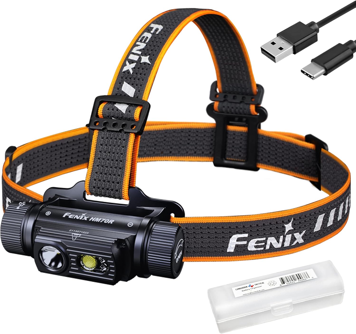Fenix HM70R Headlamp - 1600 Lumen USB-C Rechargeable Light