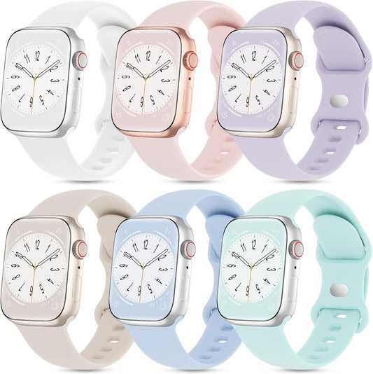 Ultra Soft Waterproof Silicone Bands for Apple Watch