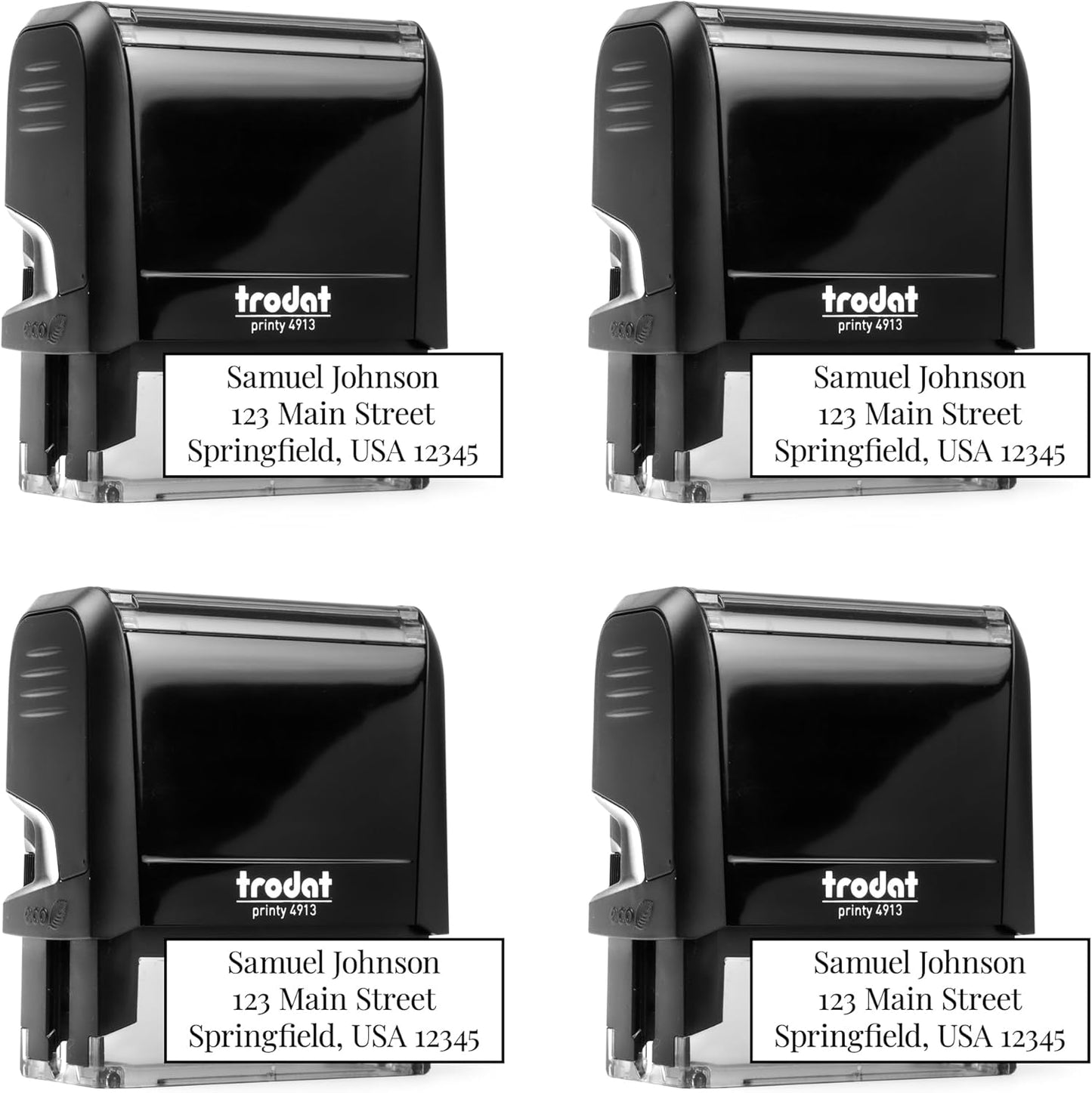 Custom Address Stamp with 20 Font Options for Easy Use