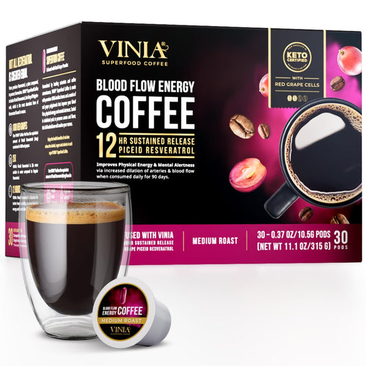 VINIA Red Grape Energy Coffee Pods