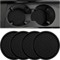 Car Cup Coaster 4PCS Universal Non-Slip Silicone Coasters - Clean Fit