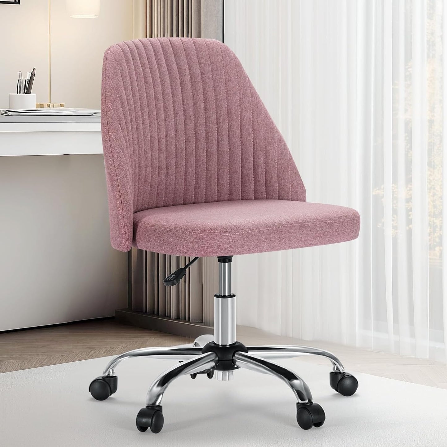 Adjustable Swivel Office Chair for Small Spaces