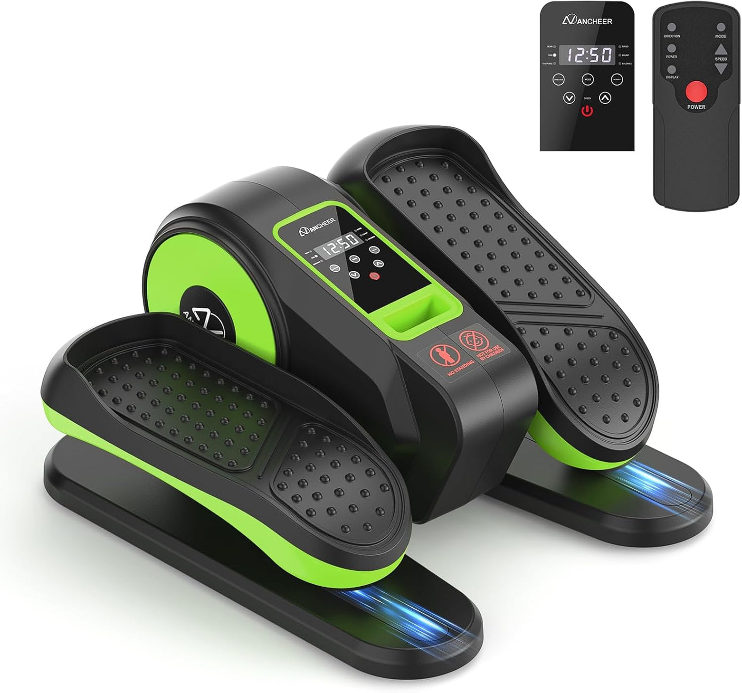 ANCHEER Under Desk Elliptical with 12 Speeds