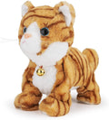 Interactive Electronic Plush Toy Robot Kitten - LED Eyes, Sound