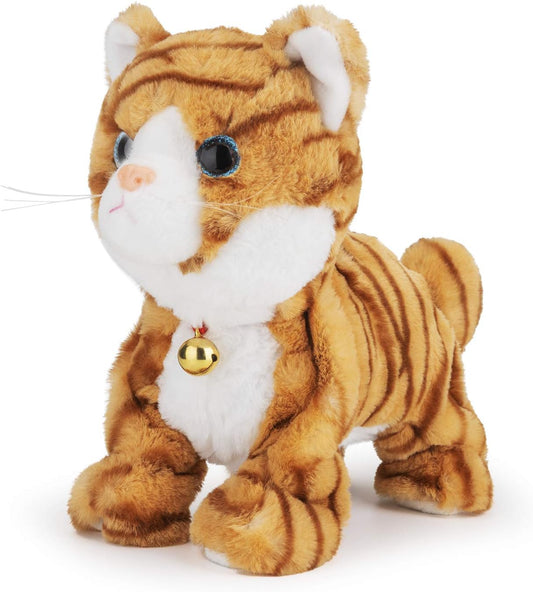 Interactive LED Upgrade Plush Toy - Sound Control Robot Cat