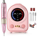 Electric Nail Drill 35000RPM E-File Kit - Portable Pink