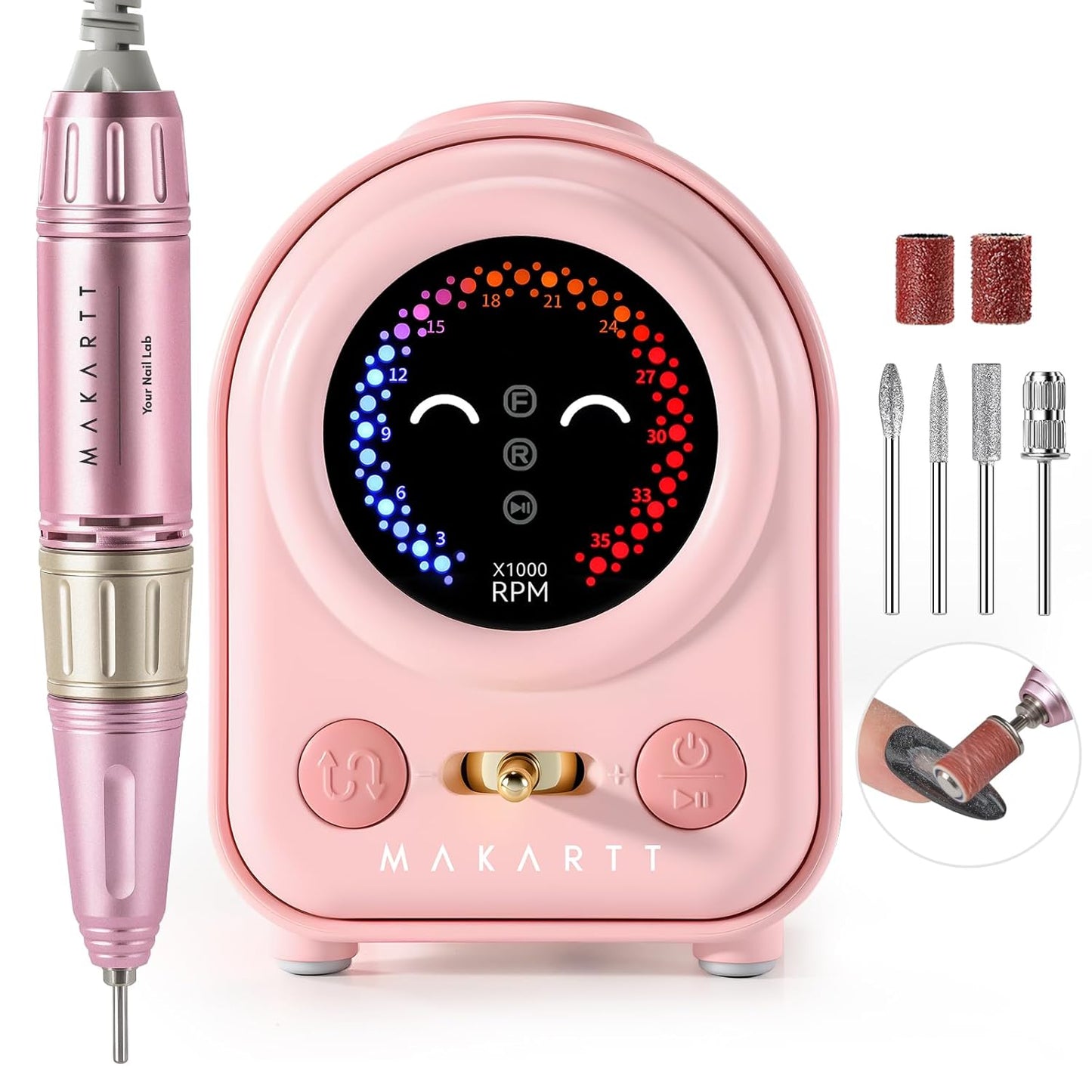 Makartt Electric Nail Drill Kit for Professional Nail Care