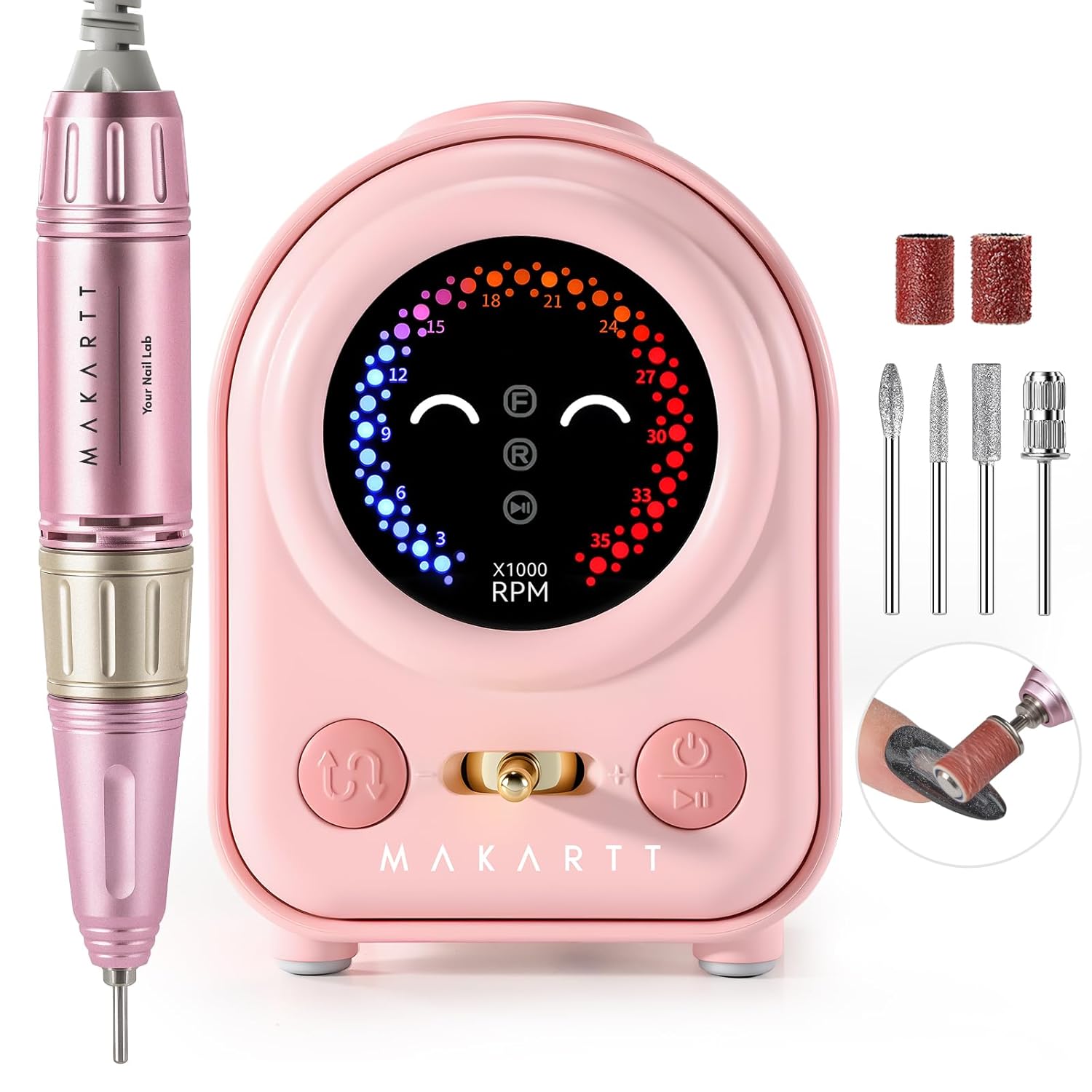 Makartt Electric Nail Drill Kit for Professional Nail Care