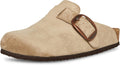 Madden Girl Women's Prim Slippers: Classic Clog with Buckle Detail